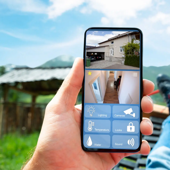Smartphone App zur mobilen einsehen der Kameraüberwachung